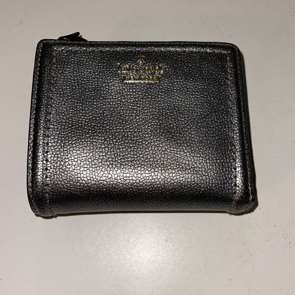 Kate Spade silver wallet